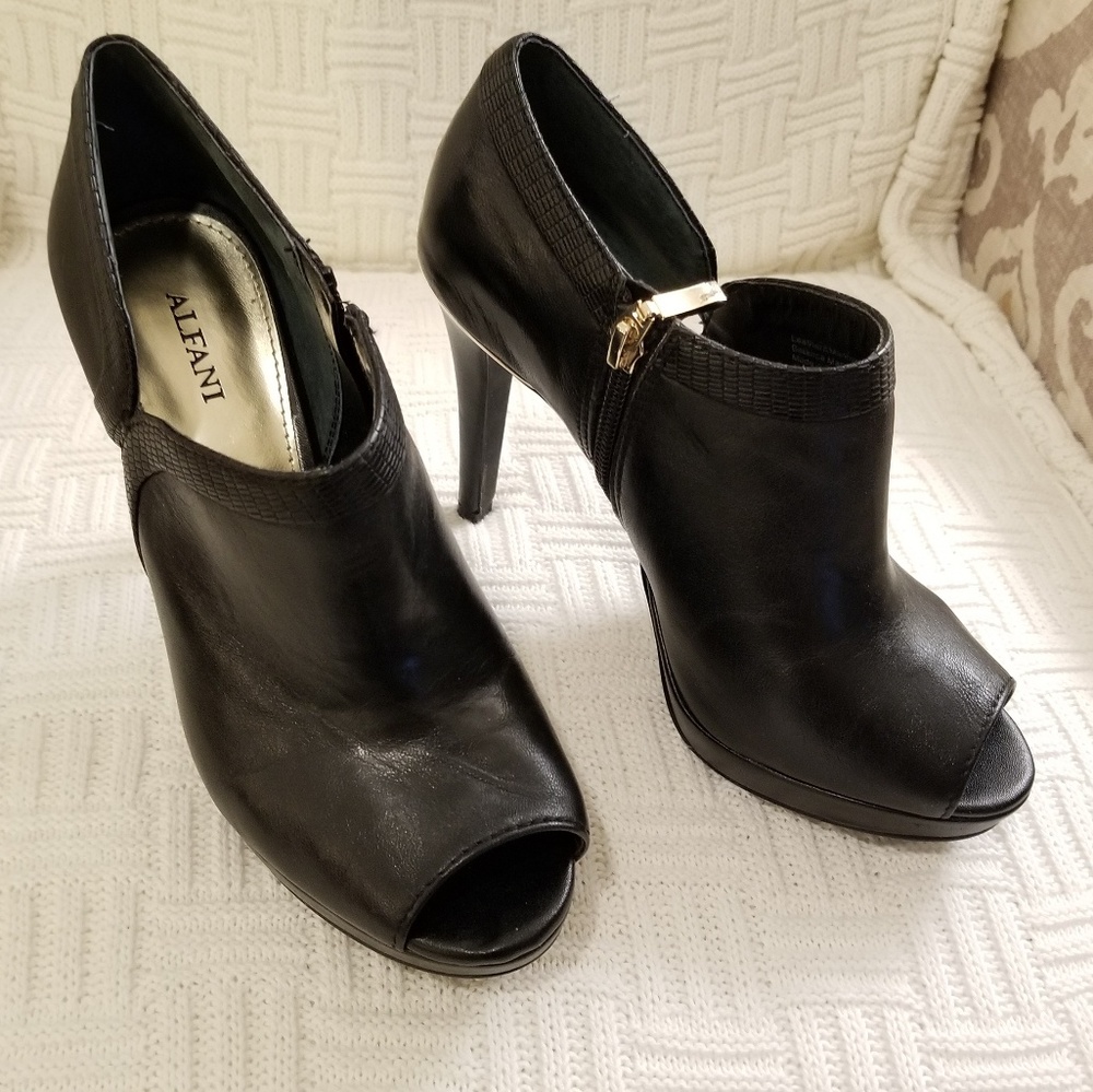 Alfani black booty boots